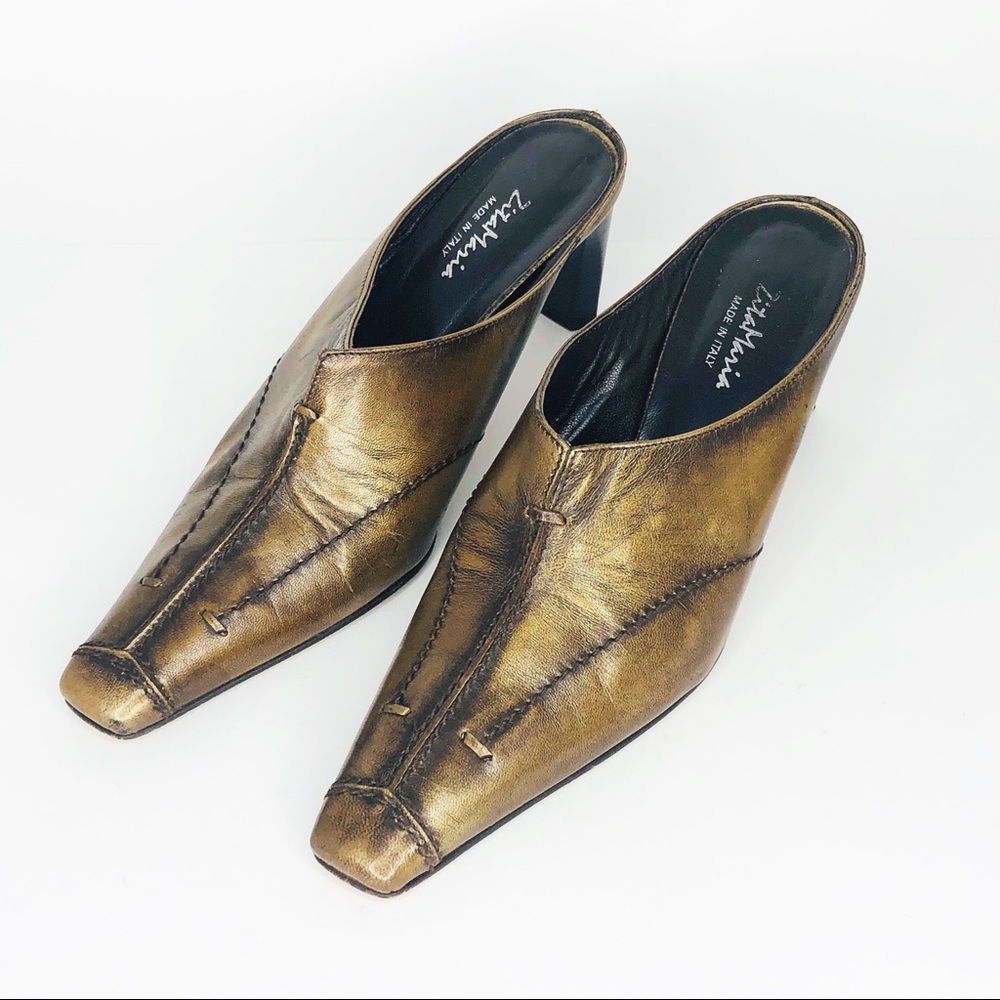 Zita Maria Western Cowboy Boot Mule Slip On